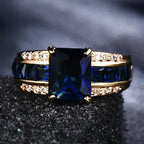 Kassira Bluemont Ring | Gold - Agnes Jewels