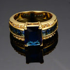 Kassira Bluemont Ring | Gold - Agnes Jewels