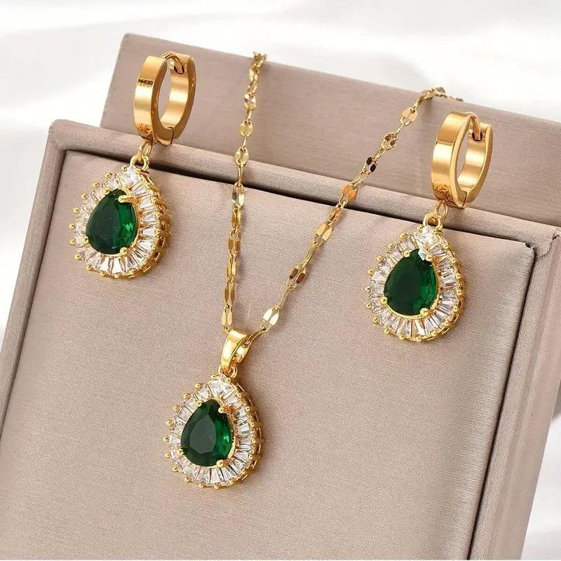 Rheya Lysandelle Jewelry Set | Gold - Agnes Jewels