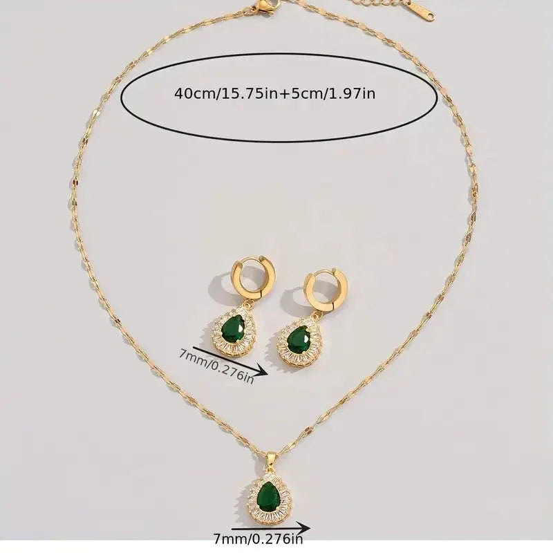 Rheya Lysandelle Jewelry Set | Gold - Agnes Jewels