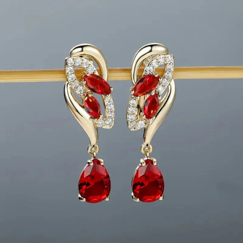 Saphara Cindorelle Earrings | Gold - Agnes Jewels